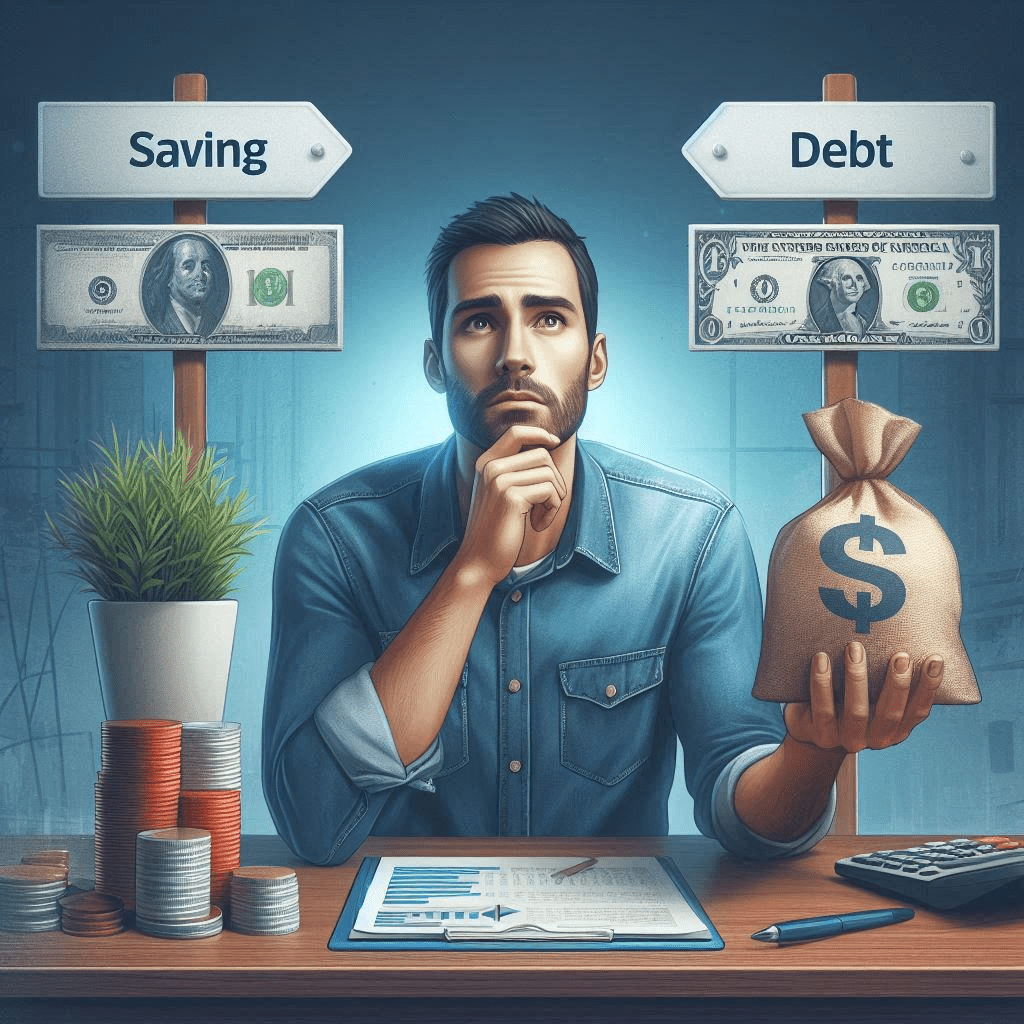 save or pay off debt